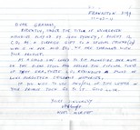 Testimonial letter received from Noel Murfet